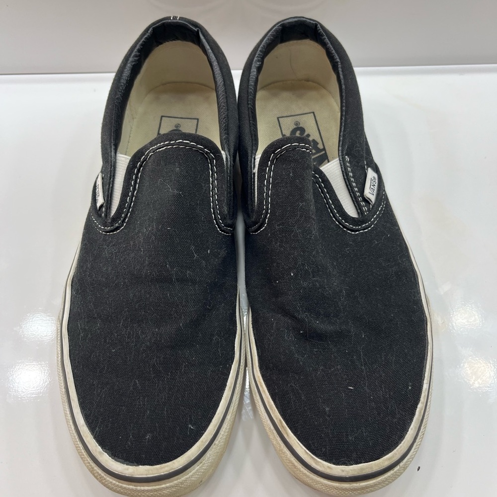 Black slip on vans